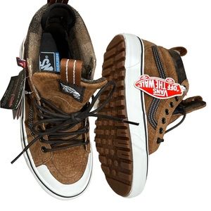 Vans Size 8 Sk8-Hi MTE Glazed Ginger/Flannel Sneakers